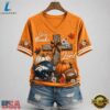 Denver Broncos NFL Thanksgiving Faith And Football V Neck T Shirt, NFL Team V Neck Tee Denver Broncos Nfl Thanksgiving Faith And Football V Neck T Shirt
