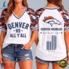 Denver Broncos NFL vs All Y' All United We Stand V Neck T Shirt, NFL Team V Neck Tee 2 Denver Broncos NFL vs All Y' All United We Stand V Neck T Shirt, NFL Team V Neck Tee Denver Broncos Nfl VS All Y All United WE Stand V Neck T Shirt