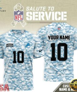 Detroit Lions 2026 NFL Salute to Service Camo New Design 3D Shirt, Sports Fans 3D Shirt Detroit Lions 2026 Nfl Salute TO Service Camo New Design 3D Shirt