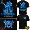 Detroit Lions 911 Never Forget Memorial Limited Edition 2026 Black T Shirt, Viral 3D Graphic Tee Detroit Lions 911 Never Forget Memorial Limited Edition 2026 Black T Shirt