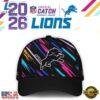 Detroit Lions Crucial Catch 2026 Pink Limited Edition Classic Cap, Fashion Baseball Cap Detroit Lions Crucial Catch 2026 Pink Limited Edition Classic Cap