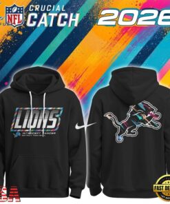 Detroit Lions NFL 2026 Crucial Catch Limited Edition Black Hoodie, Viral 3D Graphic Tee Detroit Lions Nfl 2026 Crucial Catch Limited Edition Black Hoodie