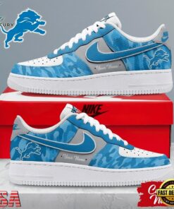Detroit Lions NFL End Zone Energy Custom Air Force 1 Shoes Sneaker, NFL Fan AF1 Shoes Detroit Lions Nfl End Zone Energy Custom Air Force 1 Shoes Sneaker