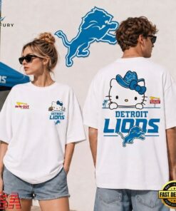 Detroit Lions NFL Kitty Burger Game Day Unisex 3D Shirt, Sports Fans 3D Shirt Detroit Lions Nfl Kitty Burger Game Day Unisex 3D Shirt