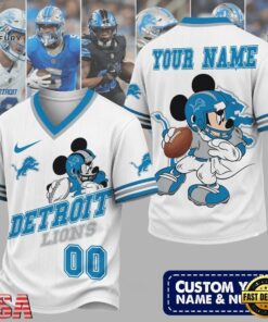 Detroit Lions NFL Mickey Quarterback Football Jersey, Trending NFL Jersey Detroit Lions Nfl Mickey Quarterback Football Jersey