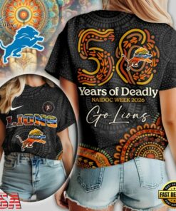 Detroit Lions NFL Naidoc Week 2026 Unisex 3D Shirt, Sports Fans 3D Shirt Detroit Lions Nfl Naidoc Week 2026 Unisex 3D Shirt
