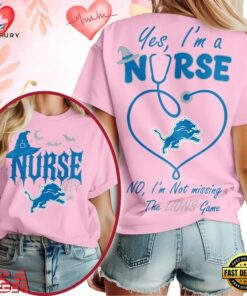 Detroit Lions NFL Night Shift Never Misses Game Day Halloween Nurse Unisex 3D Shirt, Sports Fans 3D Shirt Detroit Lions Nfl Night Shift Never Misses Game Day Halloween Nurse Unisex 3D Shirt