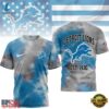 Detroit Lions NFL Sunday Legends Tie Dye 3D Shirt, Sports Fans 3D Shirt Detroit Lions Nfl Sunday Legends Tie Dye 3D Shirt