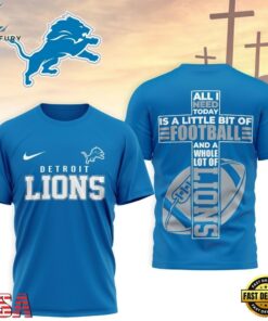 Detroit Lions NFL Whole Lot of Football Christian Cross 3D Shirt, Sports Fans 3D Shirt Detroit Lions Nfl Whole Lot OF Football Christian Cross 3D Shirt
