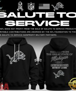 Detroit Lions Salute to Service 2026 Limited Edition Hoodie, Viral 3D Graphic Tee Detroit Lions Salute TO Service 2026 Limited Edition Hoodie