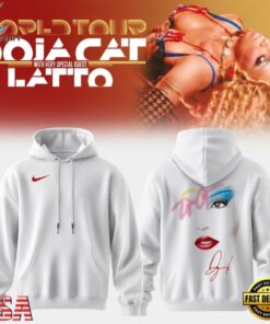 Doja Cat Tour Ma Vie World Tour 2026 Signature Graphic White Hoodie, Trending Music 3D Tee Doja Cat Tour MA Vie World Tour 2026 Signature Graphic White Hoodie