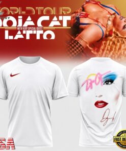 Doja Cat Tour Ma Vie World Tour 2026 Signed 3D Shirt, Trending Music 3D Tee Doja Cat Tour MA Vie World Tour 2026 Signed 3D Shirt