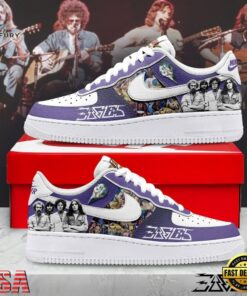 Eagles Band Classic Rock Graphic Custom Air Force 1 Shoes, Music Lover AF1 Shoes Eagles Band Classic Rock Graphic Custom Air Force 1 Shoes