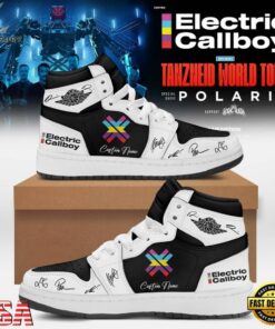Electric Callboy Tanzneid World Tour 2026 Signature Custom Air Jordan 1 Hightop Shoes, Music AJ1 Sneakers Electric Callboy Tanzneid World Tour 2026 Signature Custom Air Jordan 1 Hightop Shoes