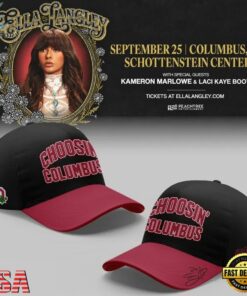 Ella Langley x Ohio State Buckeyes 2026 Signature Classic Cap, Music Lover Baseball Cap Ella Langley X Ohio State Buckeyes 2026 Signature Classic Cap
