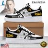 Eminem Stans Crown Logo Black & White Hip Hop Graphic Custom Air Force 1 Shoes, Music Lover AF1 Shoes Eminem Stans Crown Logo Black White Hip Hop Graphic Custom Air Force 1 Shoes