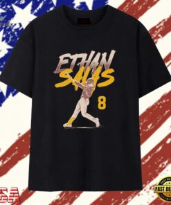 Ethan Salas Slugger Swing San Diego Padres T Shirt, Trendy 2D Print Shirt Ethan Salas Slugger Swing San Diego Padres T Shirt