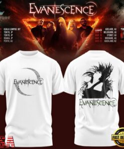 Evanescence Australia & New Zealand Tour 2027 3D Shirt, Trending Music 3D Tee Evanescence Australia New Zealand Tour 2027 3D Shirt