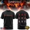 Evanescence Australia & New Zealand Tour 2027 Black T Shirt, Trending Music 3D Tee Evanescence Australia New Zealand Tour 2027 Black T Shirt