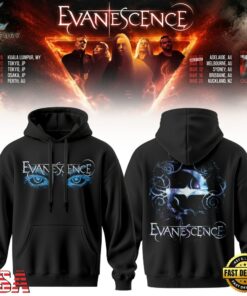 Evanescence Australia & New Zealand Tour 2027 New Design Hoodie, Trending Music 3D Tee Evanescence Australia New Zealand Tour 2027 New Design Hoodie