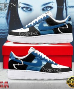 Evanescence Gothic Rock Custom Air Force 1 Shoes Sneaker, Music Lover AF1 Shoes Evanescence Gothic Rock Custom Air Force 1 Shoes Sneaker