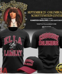 Exclusive Edition Ella Langley x Ohio State Buckeyes 2026 T Shirt, Trending Music 3D Tee Exclusive Edition Ella Langley X Ohio State Buckeyes 2026 T Shirt