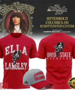 Exclusive Edition Ella Langley x Ohio State Buckeyes Mascot 2026 T Shirt, Trending Music 3D Tee Exclusive Edition Ella Langley X Ohio State Buckeyes Mascot 2026 T Shirt