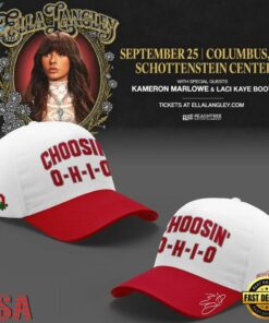 Exclusive Edition Ella Langley x Ohio State Buckeyes OHIO 2026 Cap, Music Lover Baseball Cap Exclusive Edition Ella Langley X Ohio State Buckeyes Ohio 2026 Cap