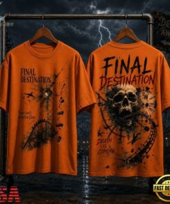 Final Destination Fate Awaits Halloween 3D Shirt, Trending Music 3D Tee Final Destination Fate Awaits Halloween 3D Shirt