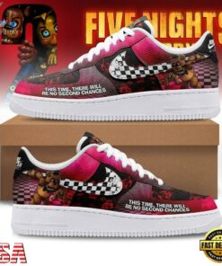 Five Nights at Freddy's FNAF Freddy Fazbear Horror Game Graphic Air Force 1 Shoes Sneakers, Music Lover AF1 Shoes Five Nights AT Freddy S Fnaf Freddy Fazbear Horror Game Graphic Air Force 1 Shoes Sneakers