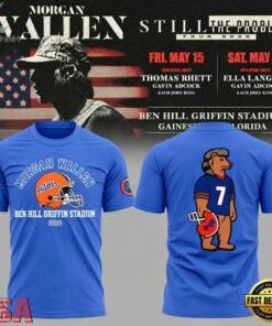 Florida Gators x Morgan Wallen Still the Problem Tour 2026 T Shirt, Viral 3D Graphic Tee Florida Gators X Morgan Wallen Still The Problem Tour 2026 T Shirt
