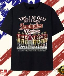 Florida State Seminoles Greatness Football Graphic T Shirt, Trendy 2D Print Shirt Florida State Seminoles Greatness Football Graphic T Shirt
