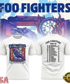 Foo Fighters Mosaic Stadium Regina 2026 Tour White T Shirt, Trending Music 3D Tee Foo Fighters Mosaic Stadium Regina 2026 Tour White T Shirt