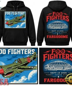 Foo Fighters Take Cover FargoDome 2026 Hoodie, Trending Music 3D Tee Foo Fighters Take Cover Fargodome 2026 Hoodie