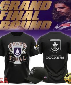 Fremantle Football Club Grand Final 2026 Black T Shirt, Viral 3D Graphic Tee Fremantle Football Club Grand Final 2026 Black T Shirt