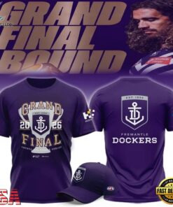 Fremantle Football Club Grand Final 2026 Purple T Shirt, Viral 3D Graphic Tee Fremantle Football Club Grand Final 2026 Purple T Shirt