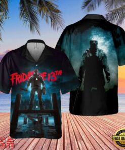 Friday the 13th Keep Quiet Halloween Hawaiian Shirt, Music Fan Hawaiian Shirt Friday The 13th Keep Quiet Halloween Hawaiian Shirt