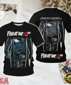 Friday the 13th NOTHING WILL SAVE THEM Halloween All Over Print T Shirt, Trending Music 3D Tee Friday The 13th Nothing Will Save Them Halloween All Over Print T Shirt