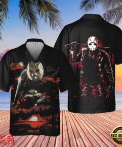 Friday the 13th The Final Chapter Halloween Hawaiian Shirt, Music Fan Hawaiian Shirt Friday The 13th The Final Chapter Halloween Hawaiian Shirt