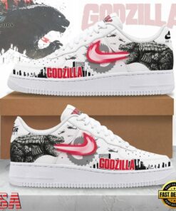 Godzilla Atomic Breath Air Force 1 Shoes, Music Lover AF1 Shoes Godzilla Atomic Breath Air Force 1 Shoes