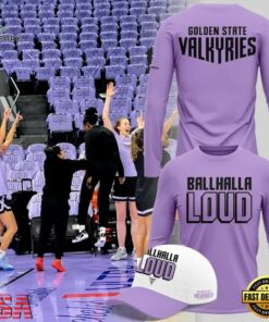 Golden State Valkyries BALLHALLA LOUD Limited Edition Long Sleeve Shirt, Viral 3D Graphic Tee Golden State Valkyries Ballhalla Loud Limited Edition Long Sleeve Shirt