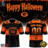 Green Bay Packers Happy Halloween 2026 Custom Football Jersey, Fashion Football Jersey Green Bay Packers Happy Halloween 2026 Custom Football Jersey