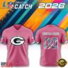 Green Bay Packers NFL 2026 Crucial Catch Limited Edition Pink Football Jersey, Fashion Football Jersey Green Bay Packers Nfl 2026 Crucial Catch Limited Edition Pink Football Jersey