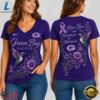 Green Bay Packers NFL Alzheimer’s Awareness Month V neck T Shirt, NFL Team V Neck Tee Green Bay Packers Nfl Alzheimer S Awareness Month V Neck T Shirt
