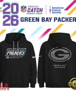 Green Bay Packers NFL Crucial Catch 2026 Limited Edition Black Hoodie Shirt, Sports Fans 3D Shirt Green Bay Packers Nfl Crucial Catch 2026 Limited Edition Black Hoodie Shirt