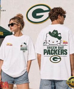 Green Bay Packers NFL Kitty Burger Game Day Unisex 3D Shirt, Sports Fans 3D Shirt Green Bay Packers Nfl Kitty Burger Game Day Unisex 3D Shirt