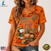 Green Bay Packers NFL Snoopy Peanuts Fall Season V Neck T Shirt, NFL Team V Neck Tee Green Bay Packers Nfl Snoopy Peanuts Fall Season V Neck T Shirt