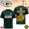 Green Bay Packers NFL Whole Lot of Football Christian Cross 3D Shirt, Sports Fans 3D Shirt Green Bay Packers Nfl Whole Lot OF Football Christian Cross 3D Shirt