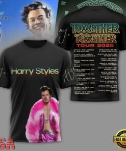 Harry Styles Merch Together Together Tour 2026 T Shirt, Trending Music 3D Tee Harry Styles Merch Together Together Tour 2026 T Shirt