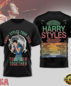 Harry Styles Tour 2026 Merch Together Together T Shirt, Trending Music 3D Tee Harry Styles Tour 2026 Merch Together Together T Shirt